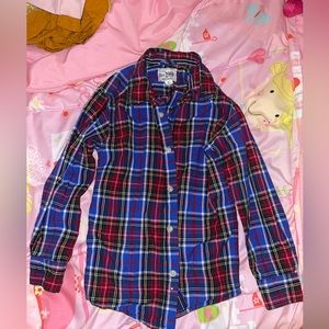 Children’s place boys button up flannel size s